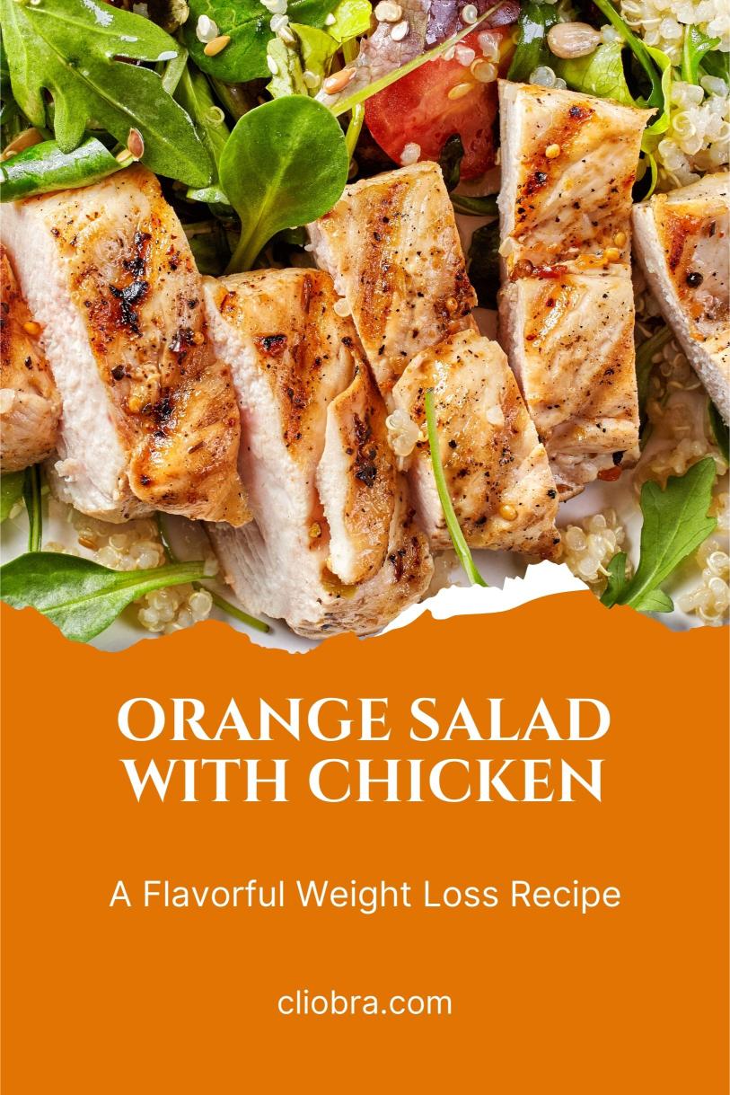 Citrus Herb Chicken with A Light Arugula and Orange Salad – A Flavorful Weight Loss Recipe