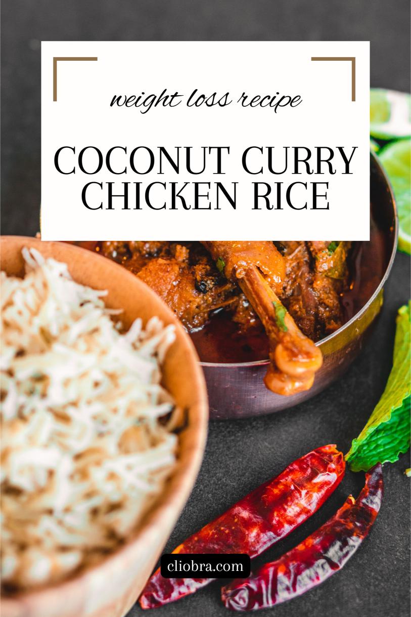 Coconut Curry Chicken Over Riced Broccoli – A Delicious Protein Rich Weight Loss Recipe