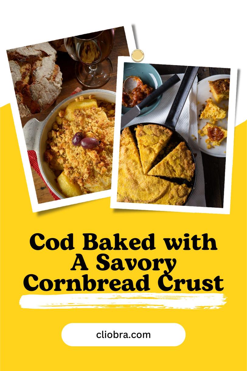 Cod Baked with A Savory Cornbread Crust and Jalapeño Butter Weight Loss Recipe