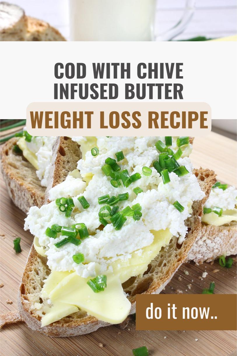 Cod Fillets Roasted with Red Pepper and Chive-infused Butter Weight Loss Recipe