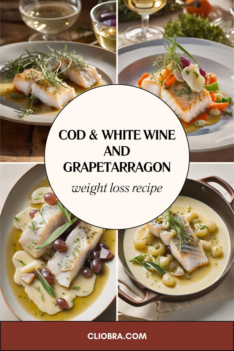 Cod Fillets in A White Wine and Grape-tarragon Sauce Weight Loss Recipe