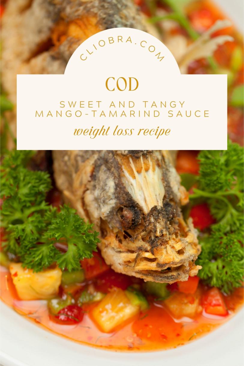 Cod Glazed with A Sweet and Tangy Mango-tamarind Sauce – A Flavorful Weight Loss Recipe