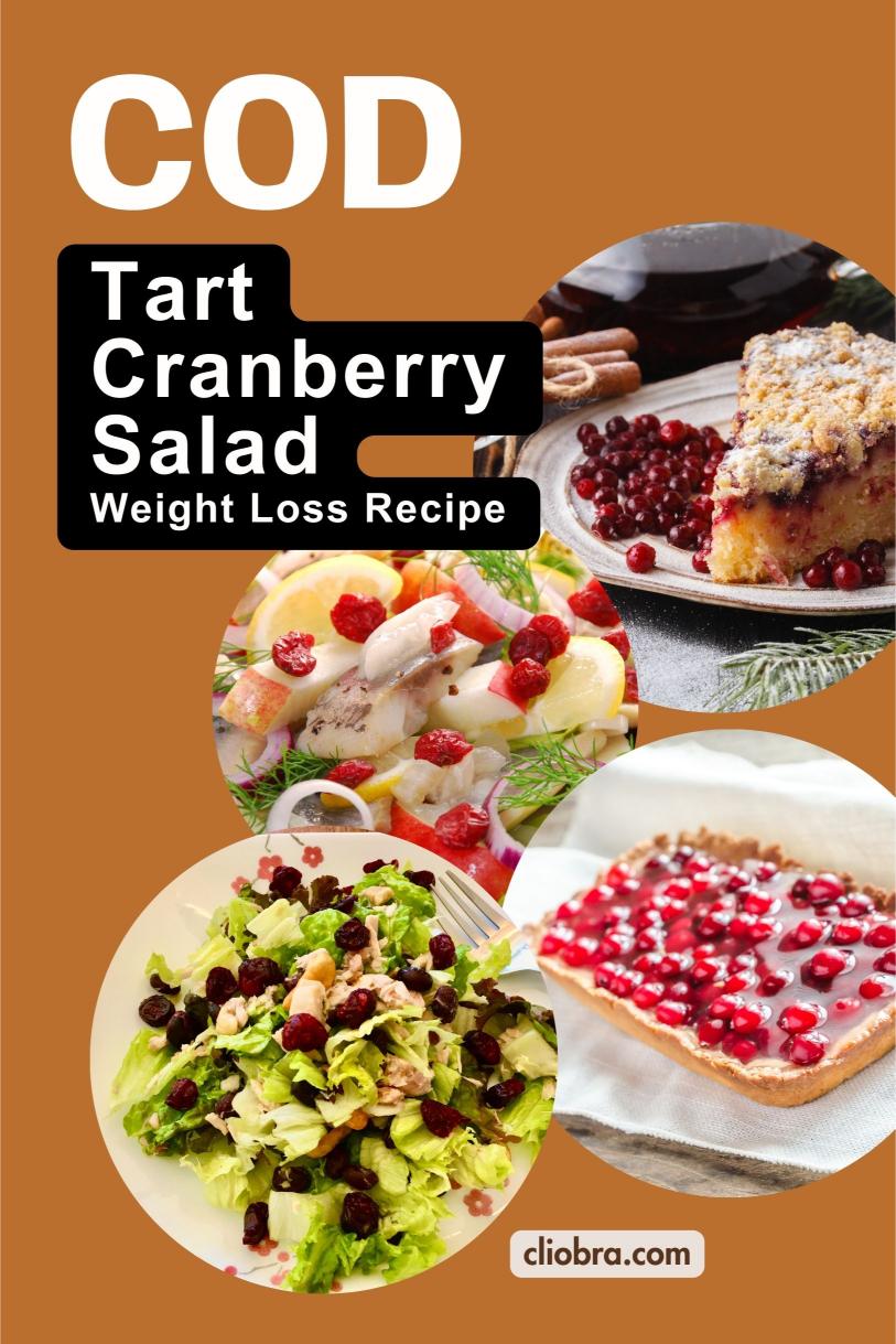 Cod Served with A Nutty Wild Rice and Tart Cranberry Salad – A Tasty Weight Loss Recipe