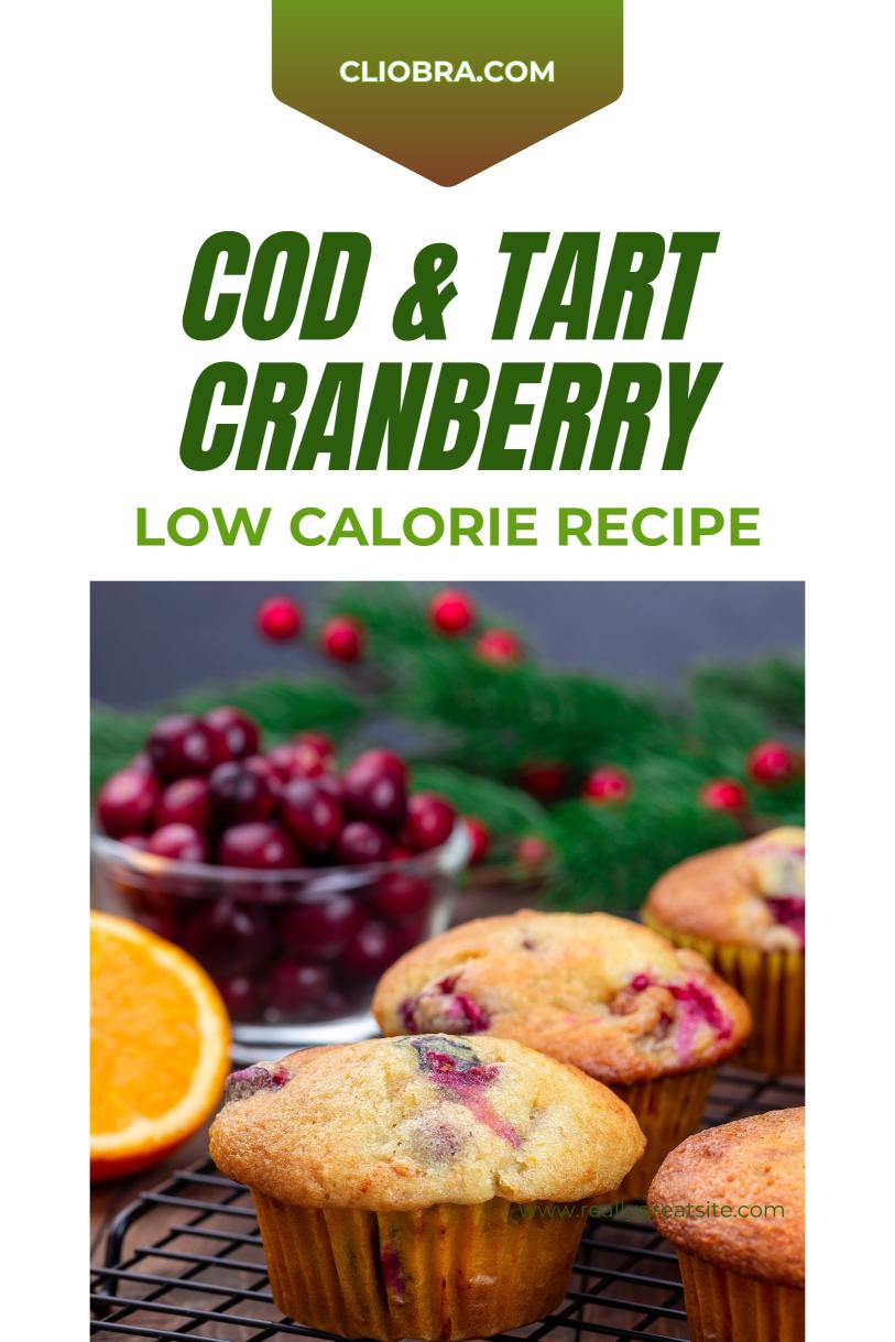 Cod Topped with A Tart Cranberry and Apple Chutney – A Flavorful Weight Loss Recipe