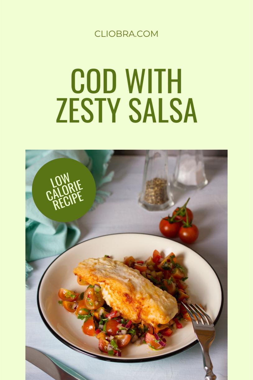 Cod Topped with A Zesty Salsa Made From Oranges, Ginger and Scallions Weight Loss Recipe