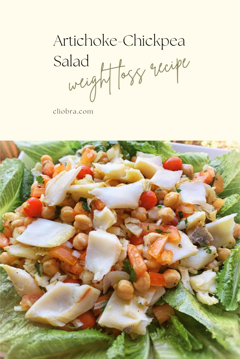 Cod and Artichoke-Chickpea Salad – A Hearty Dish with Arugula Weight Loss Recipe