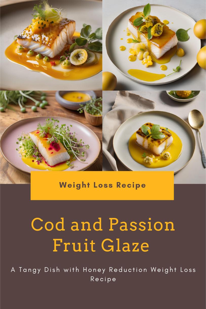 Cod and Passion Fruit Glaze – A Tangy Dish with Honey Reduction Weight Loss Recipe