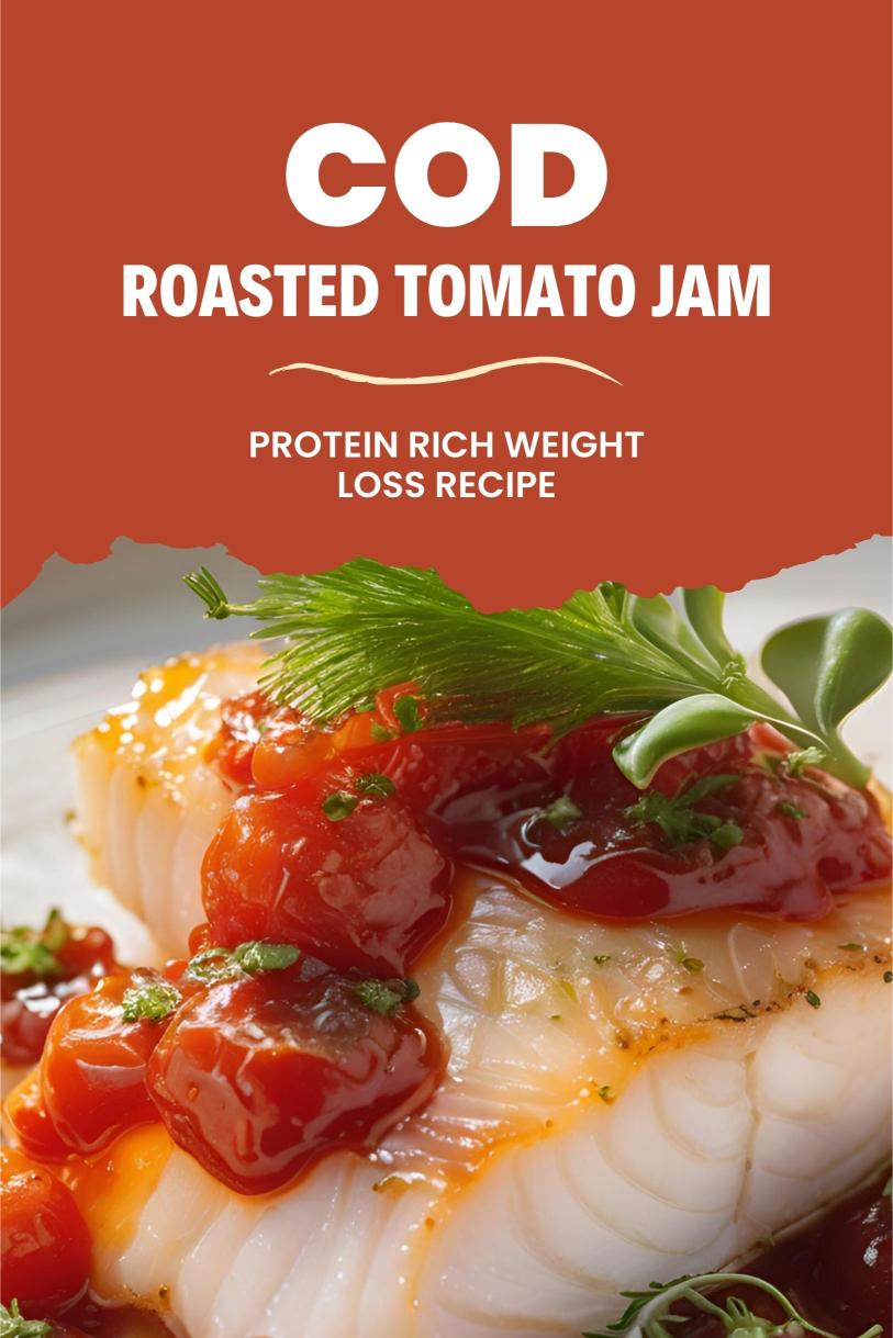 Cod and Roasted Tomato Jam – A Sweet and Tangy Protein Rich Weight Loss Recipe