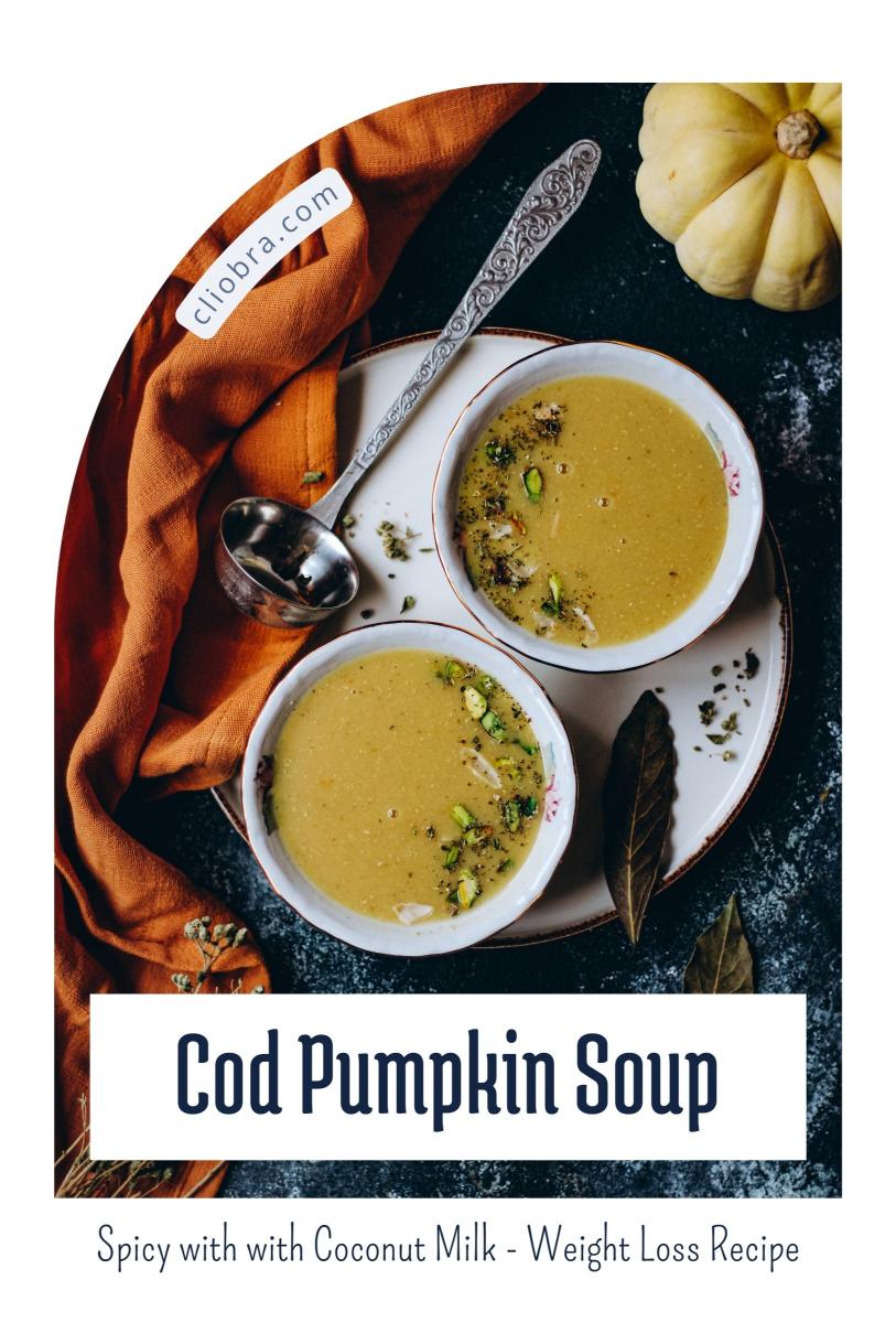 Cod and Spiced Pumpkin Soup with Coconut Milk – A Unique Taste Weight Loss Recipe