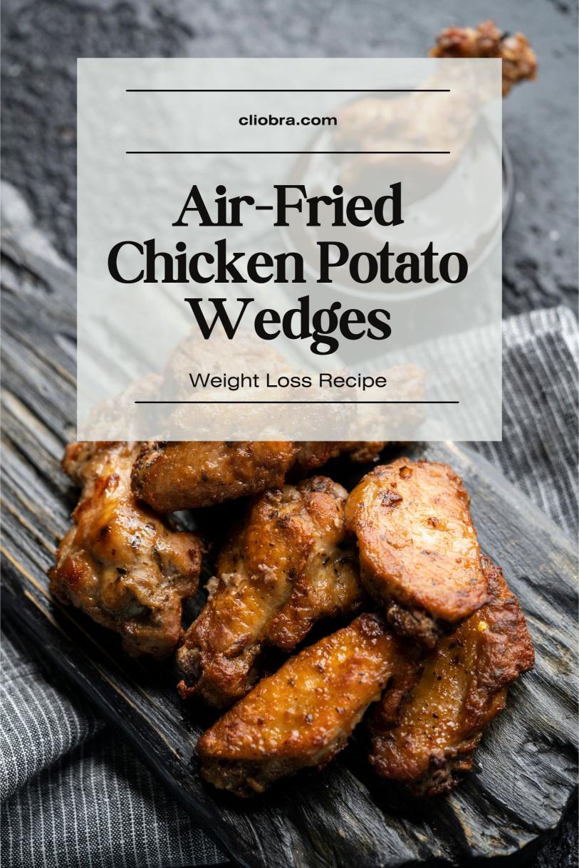 Crispy Air-Fried Chicken Tenders with Sweet Potato Wedges Weight Loss Recipe