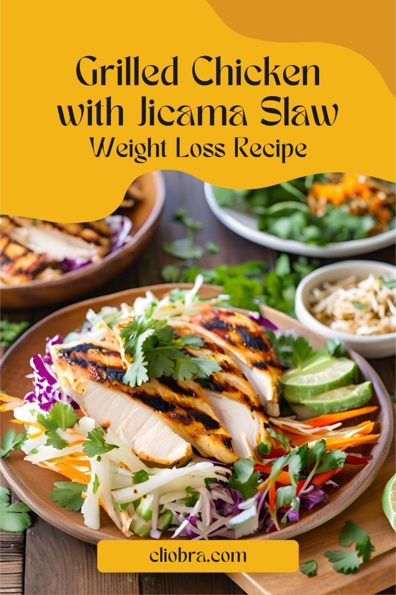 Cumin-Lime Grilled Chicken with Jicama Slaw – A Quick Weight Loss Recipe