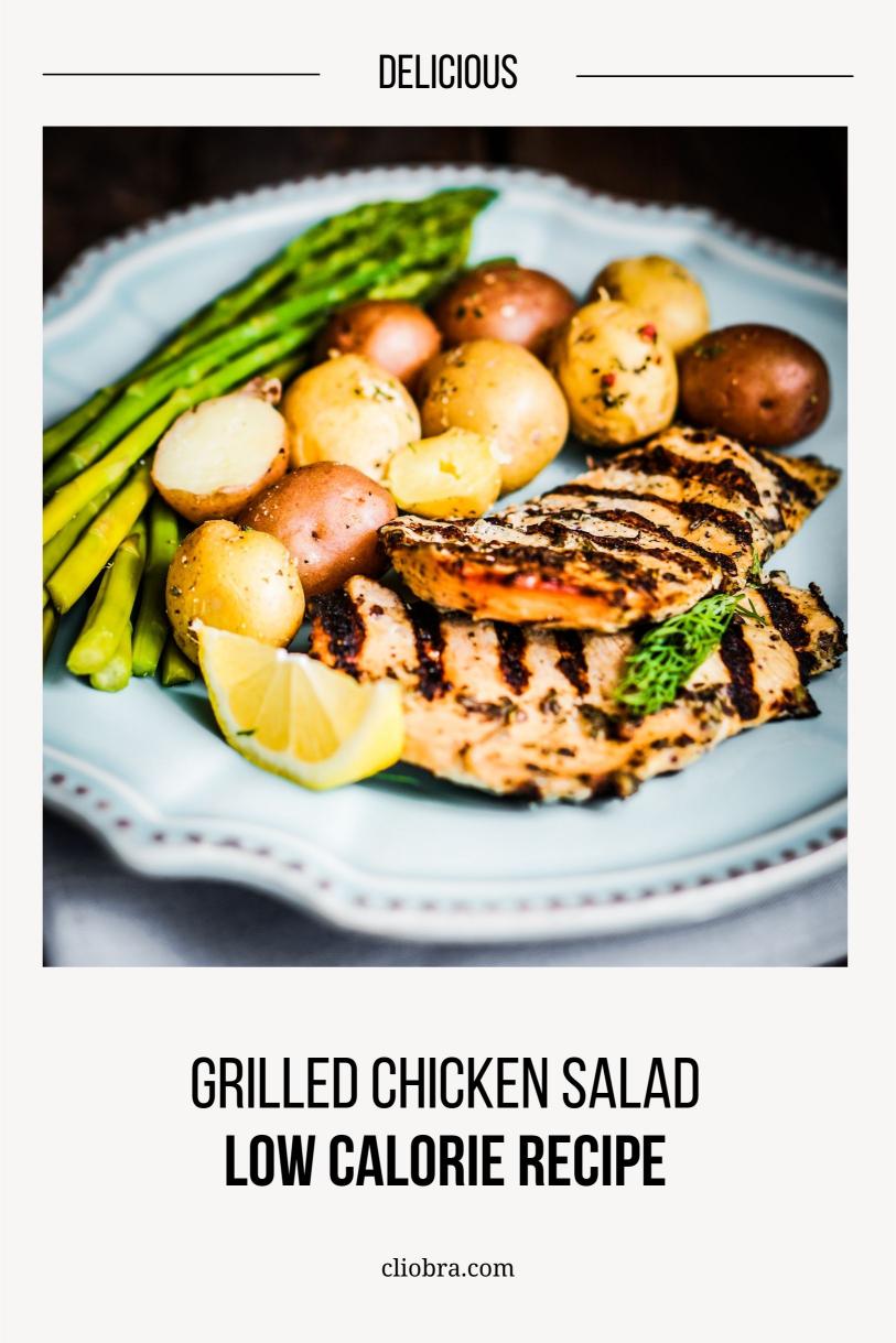 Grilled Chicken Tossed with Citrusy Orange Dressing and Mixed Greens Salad Weight Loss Recipe