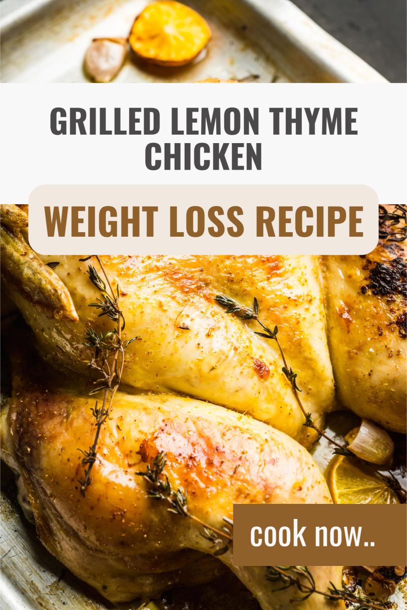 Grilled Lemon-Thyme Chicken with Snap Peas – Juicy and Light Weight Loss Recipe