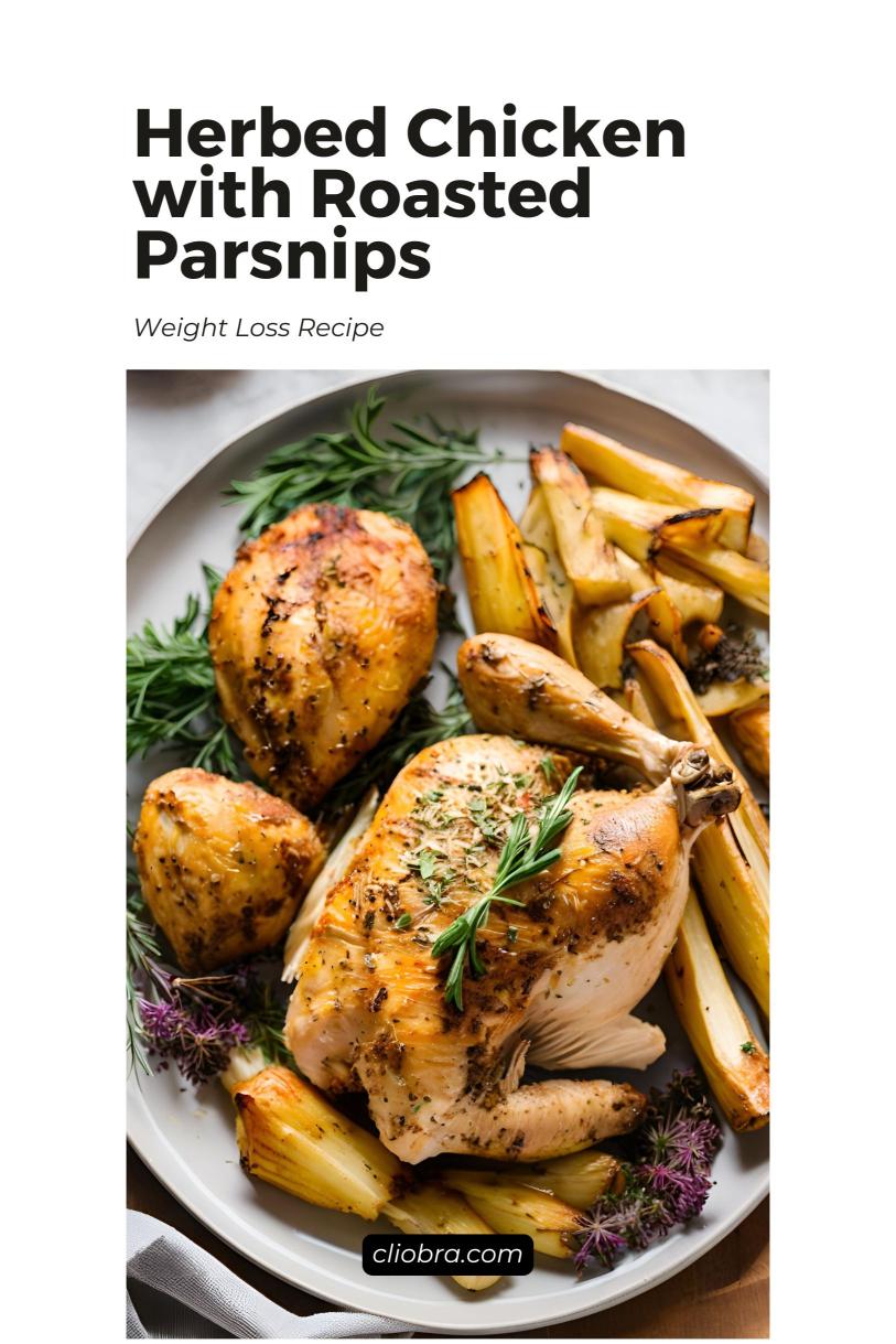 Herbed Chicken with Roasted Parsnips – Oven-Roasted Delicious Weight Loss Recipe