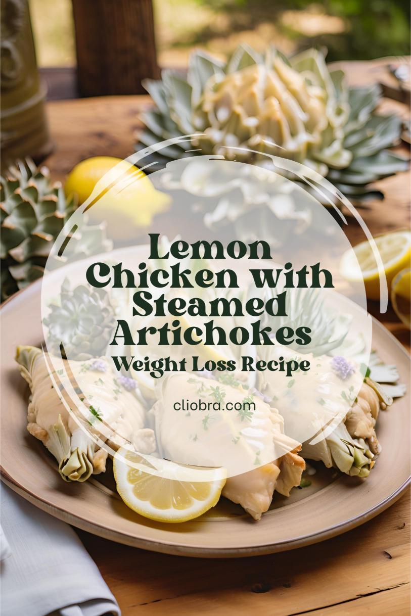 Lemon Chicken with Steamed Artichokes – A Mediterranean-Inspired Dish Weight Loss Recipe