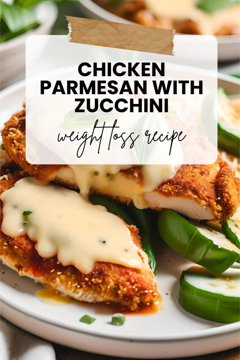 Low-Carb Chicken Parmesan with Zucchini Slices – A Protein Rich Weight Loss Recipe