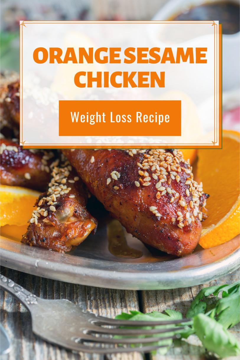 Orange Sesame Chicken with Steamed Broccoli – A Protein Rich Weight Loss Recipe