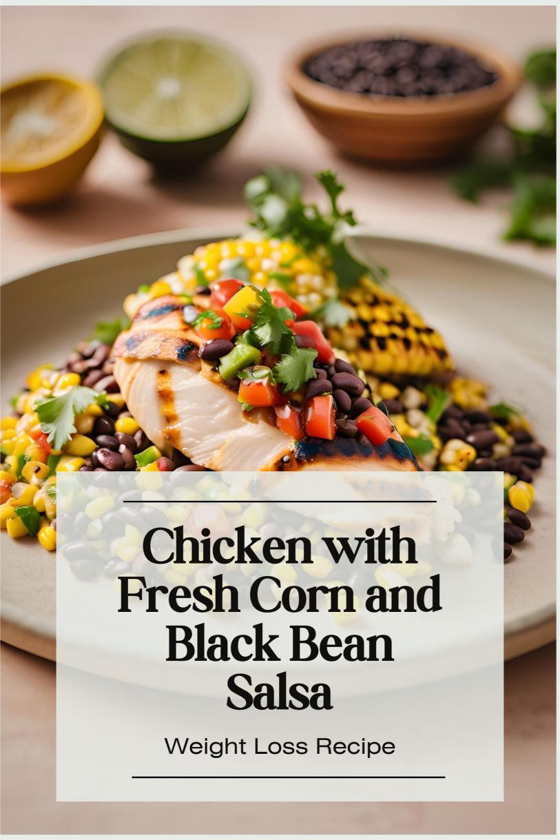 Southwestern Chicken with Fresh Corn and Black Bean Salsa Weight Loss Recipe