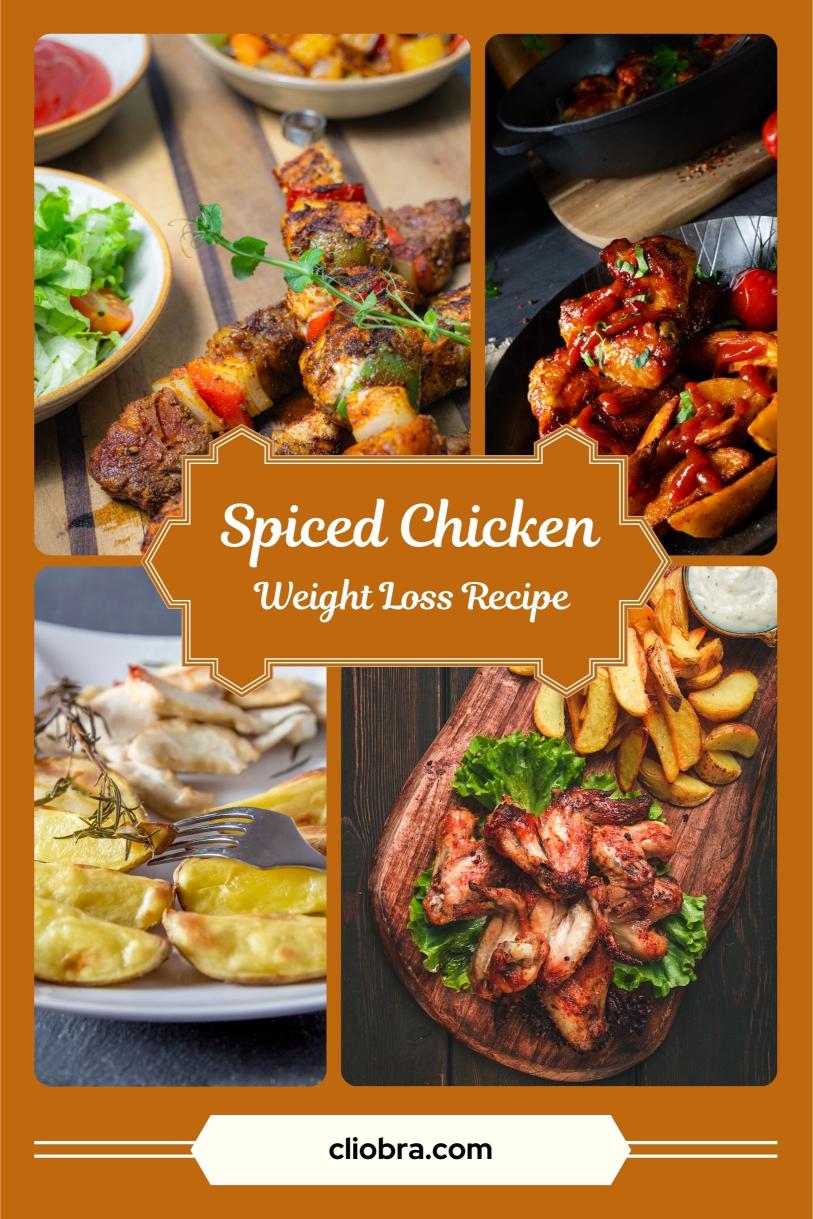 Spiced Chicken with Sweet Potato Wedges and Greek Yogurt – A High Protein Weight Loss Recipe