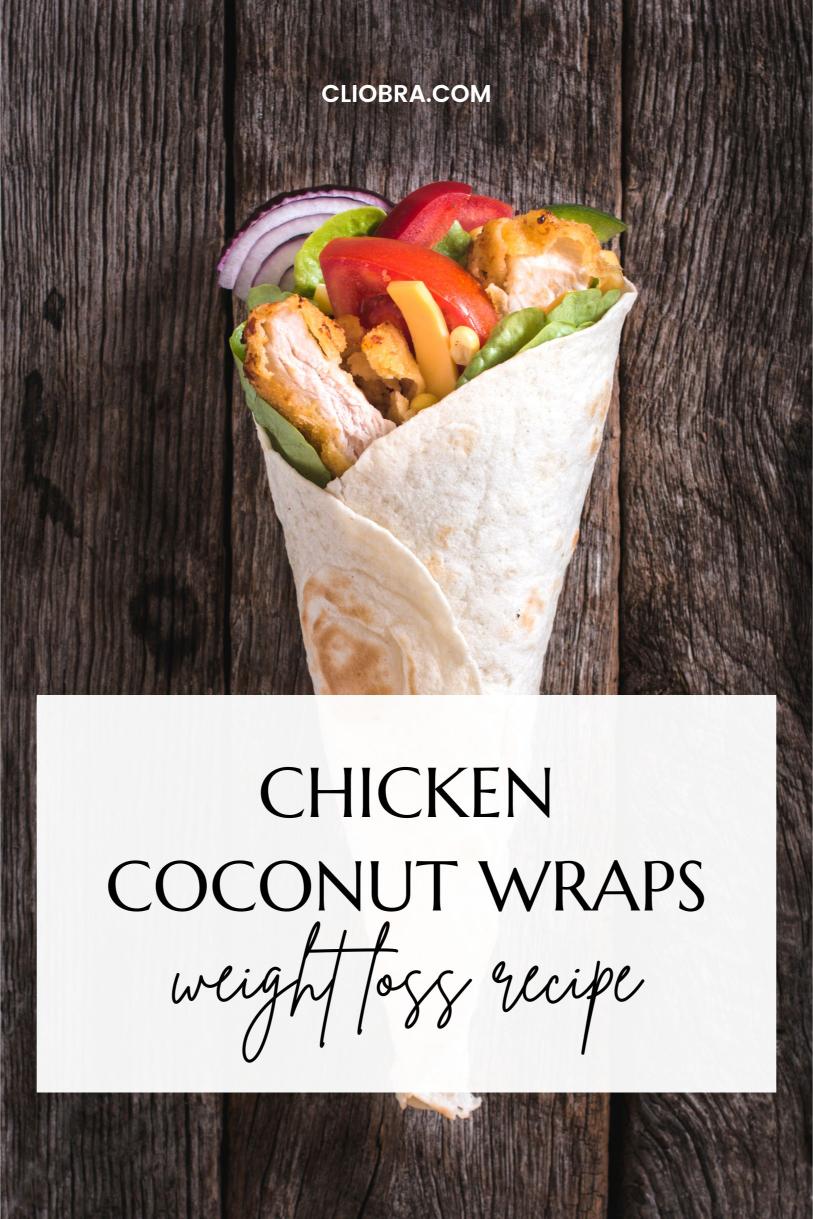 Thai-Inspired Chicken Coconut Wraps in Collard Greens with Carrots and Herbs Weight Loss Recipe