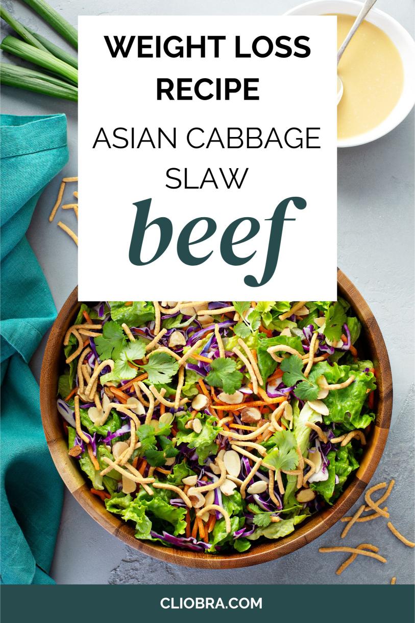 Asian Beef and Cabbage Slaw – A Tangy and Flavorful Weight Loss Recipe