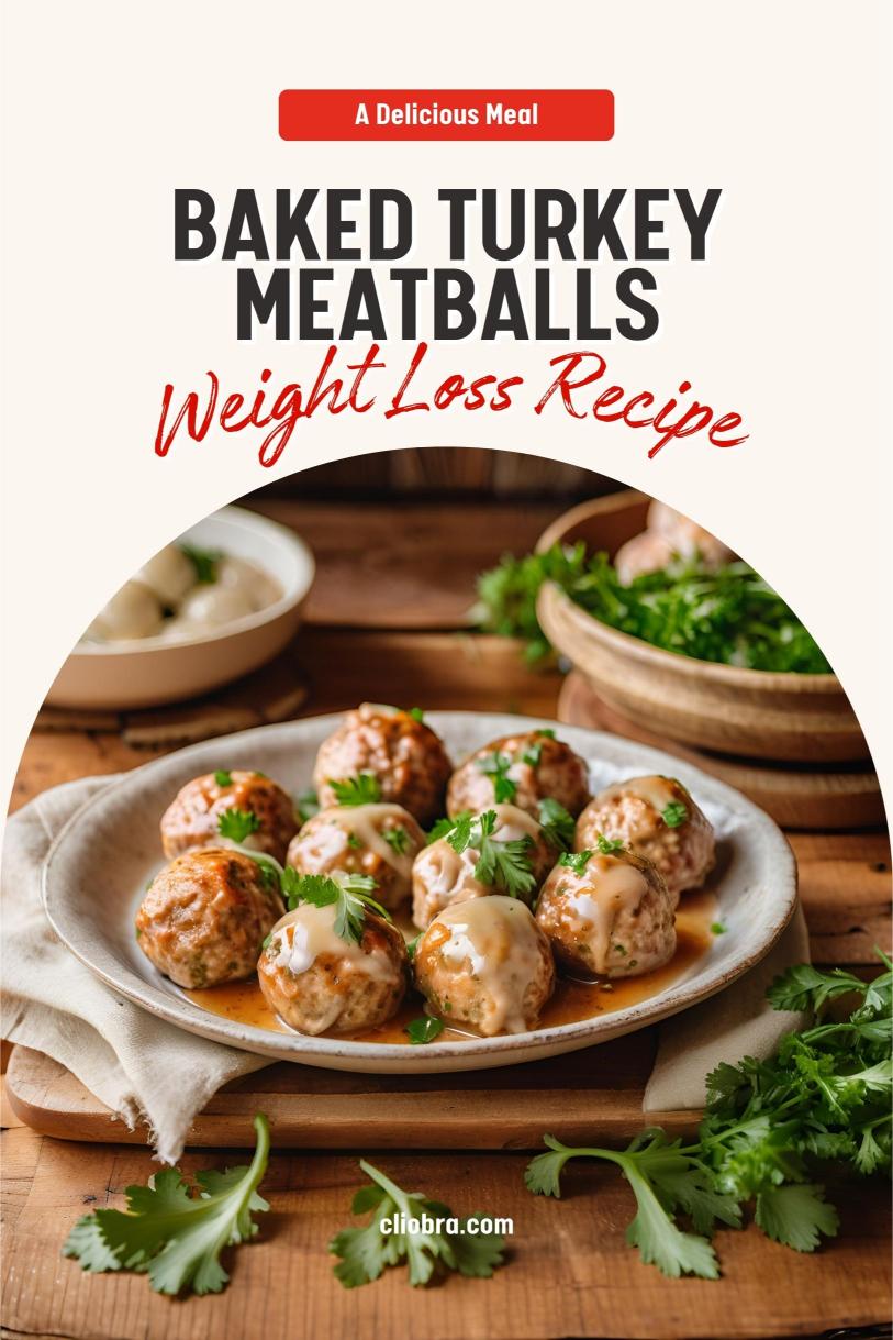 Baked Turkey Meatballs with a Side of Garlic Sautéed Spinach – A Delicious Weight Loss Recipe