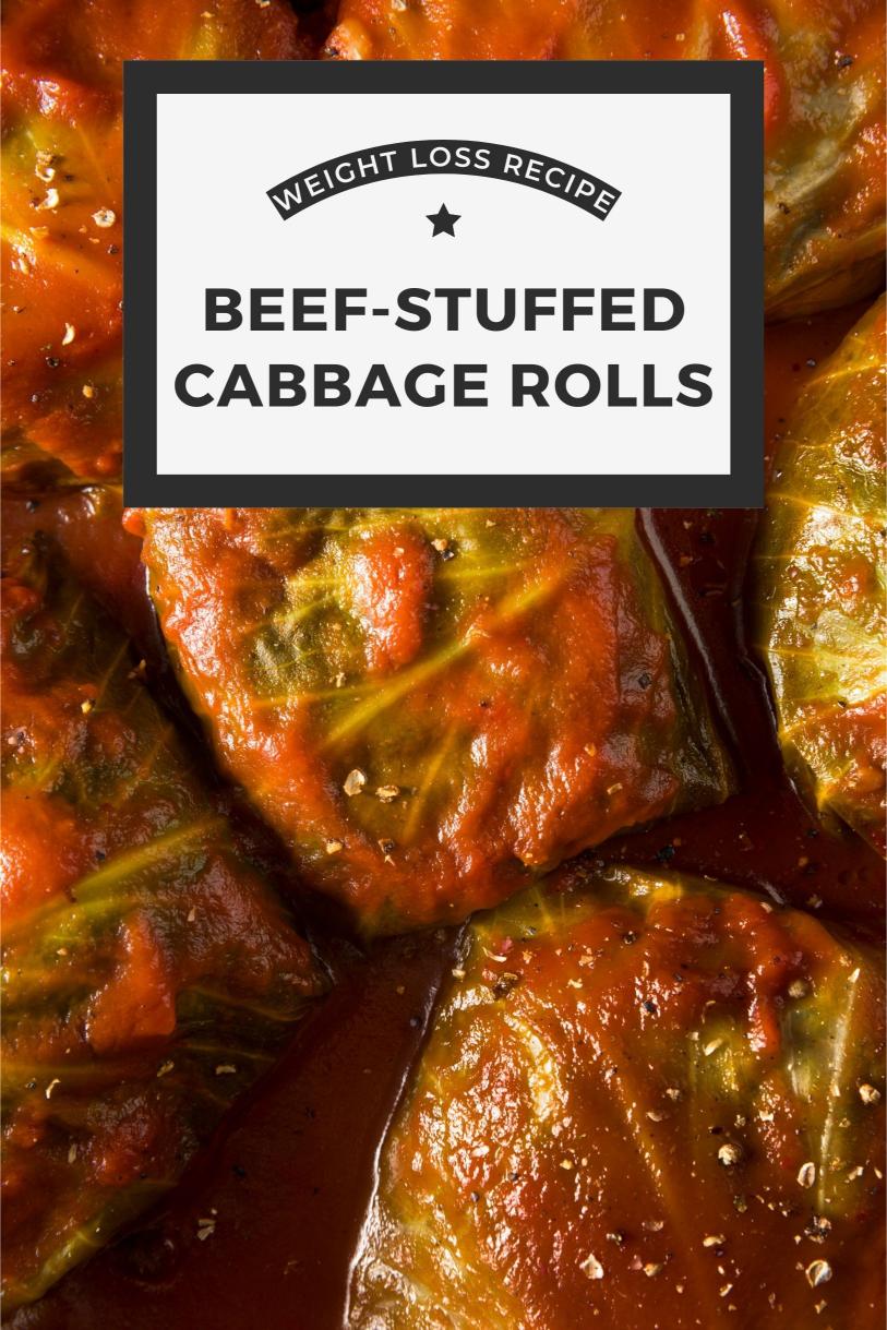 Beef-Stuffed Cabbage Rolls with a Tangy Tomato Sauce – A Protein Packed Weight Loss Recipe