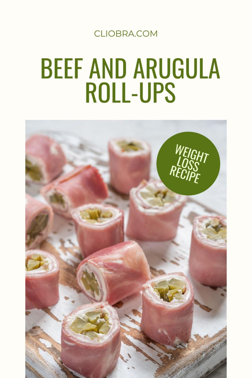 Beef and Arugula Roll-ups with Sun-Dried Tomato Spread Weight Loss Recipe