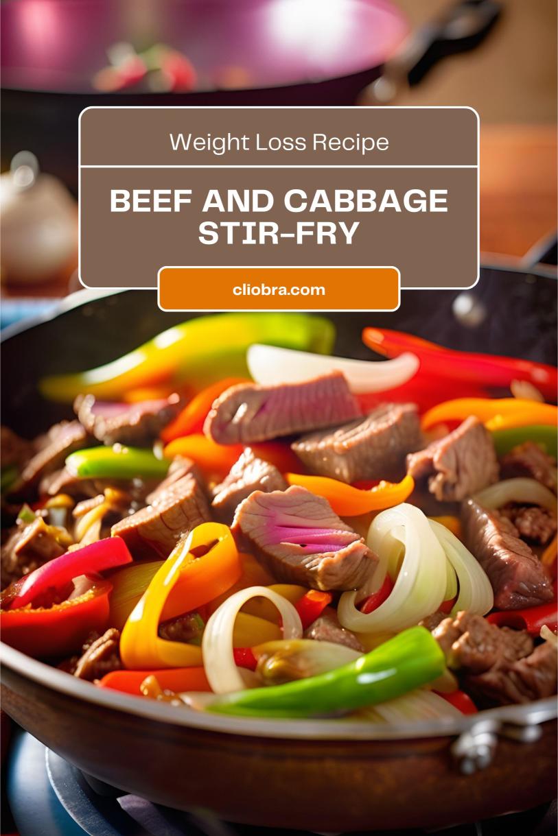 Beef and Cabbage Stir-Fry with a Ginger-Garlic Sauce – A Flavorful Weight Loss Recipe