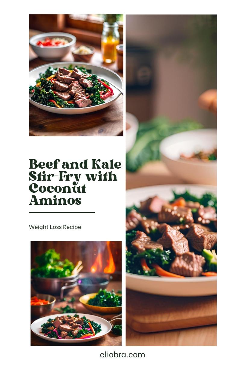 Beef and Kale Stir-Fry with A Splash of Coconut Aminos – A Low Calorie Weight Loss Recipe