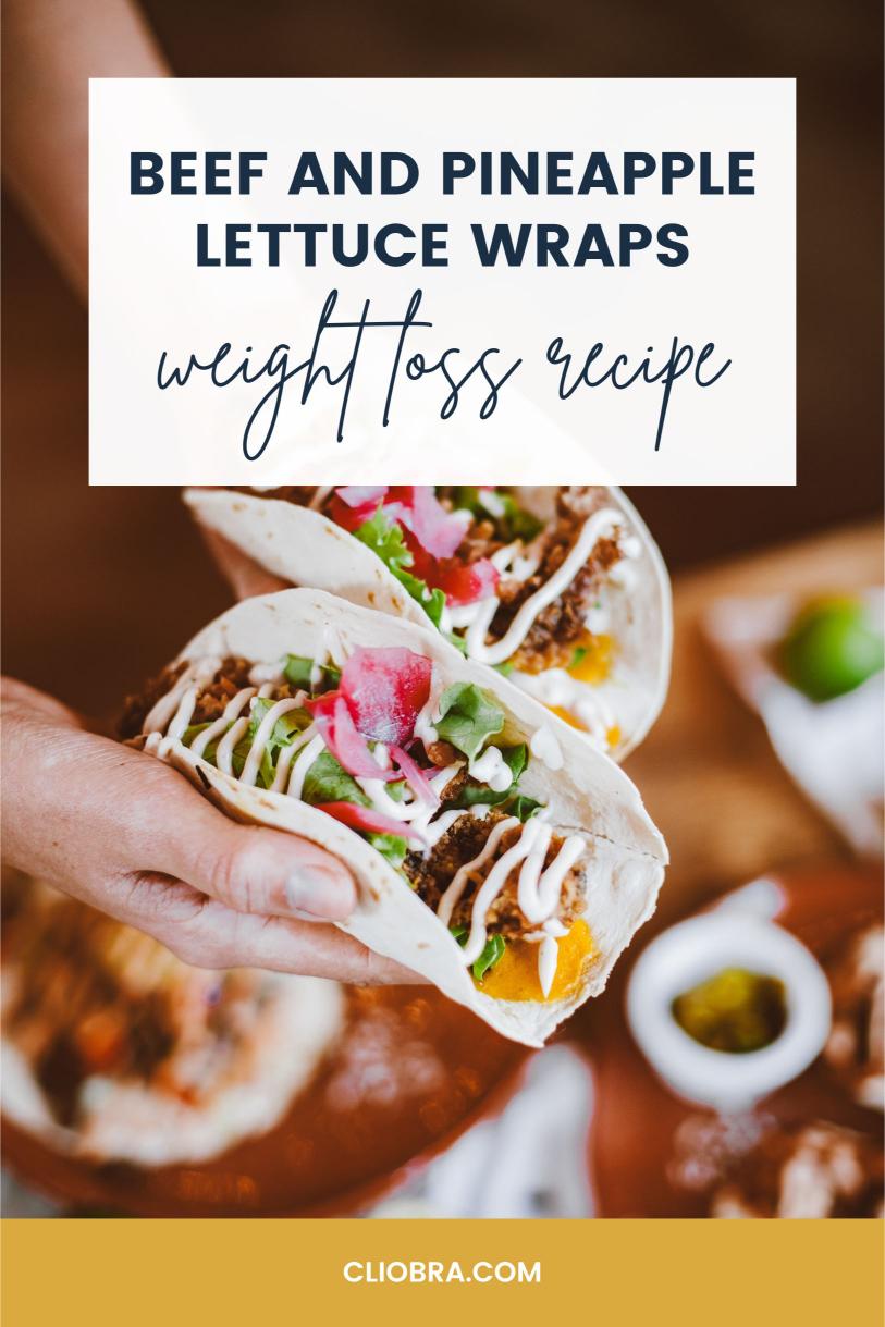 Beef and Pineapple Lettuce Wraps – A Sweet and Savory Weight Loss Recipe