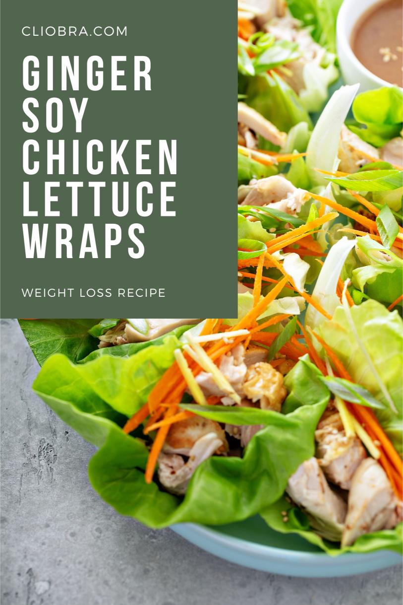 Ginger Soy Chicken Lettuce Wraps – A Marinated and Delicious Weight Loss Recipe