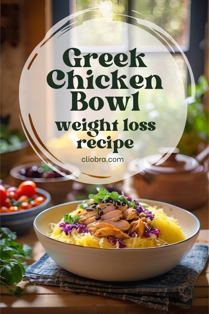 Greek Chicken Bowl with Spaghetti Squash – A Perfect Delicious Weight Loss Recipe