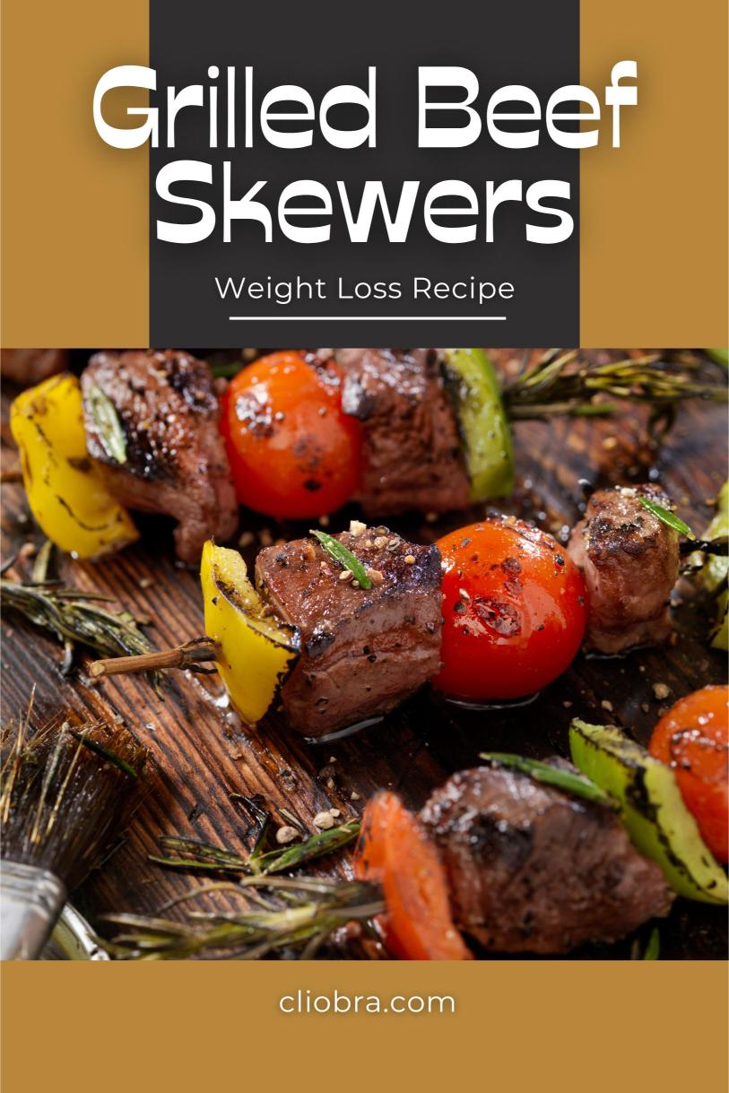 Grilled Beef Skewers with A Tahini Drizzle and Cucumber Salad Weight Loss Recipe