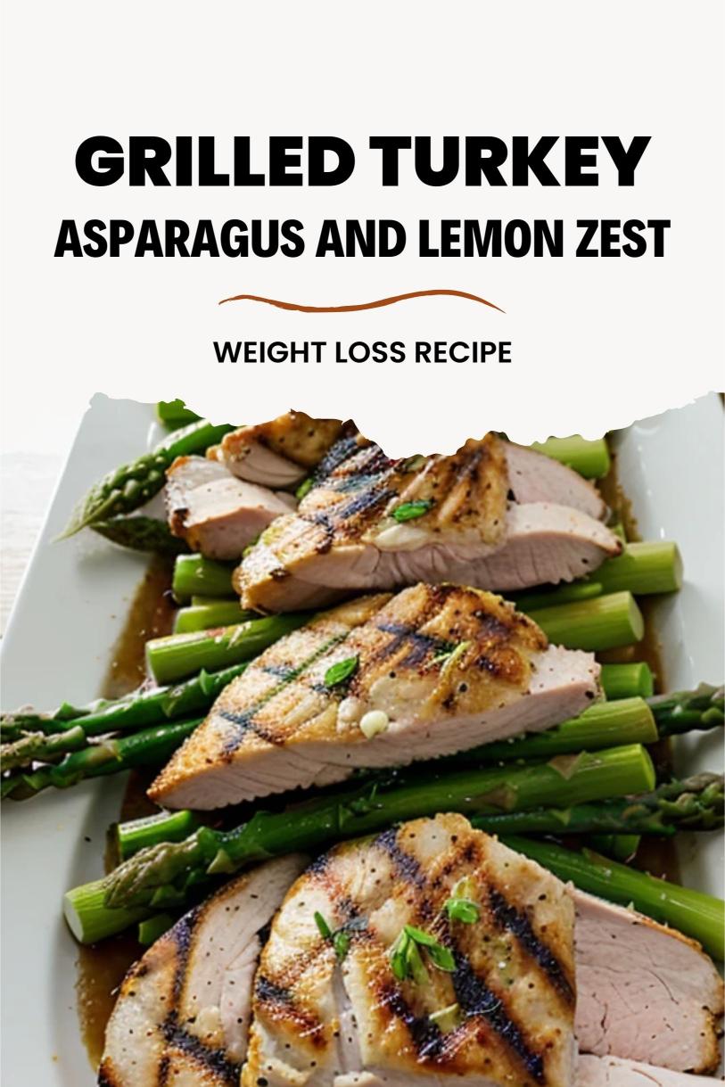 Grilled Turkey Breast with Steamed Asparagus and Lemon Zest – A Weight Loss Recipe