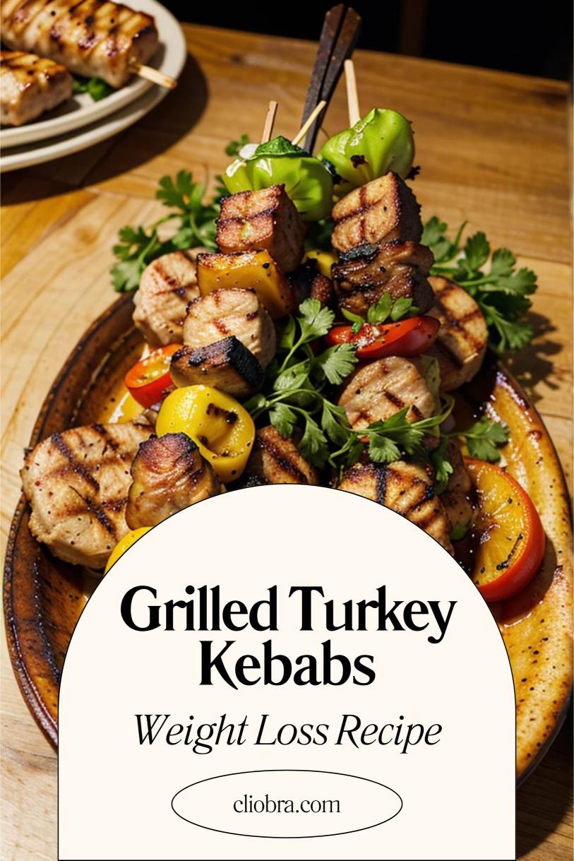 Grilled Turkey Kebabs with Bell Peppers, Onions, and Zucchini – A Flavorful Weight Loss Recipe