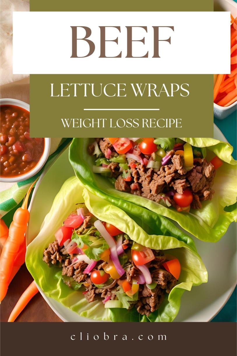 Ground Beef Lettuce Wraps with a Spicy Peanut Sauce – A Tasty Weight Loss Recipe