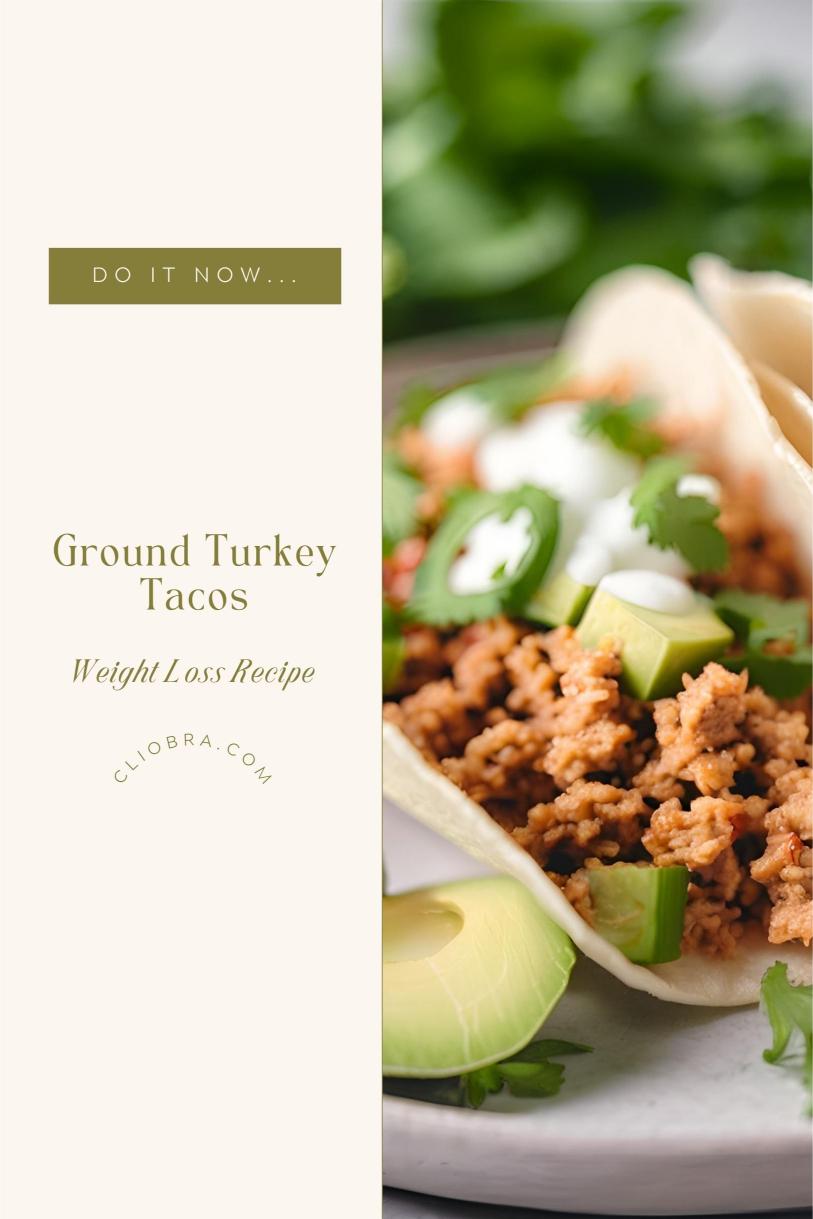 Ground Turkey Tacos with a Jicama Shell and Avocado Cream – A Tasty Weight Loss Recipe