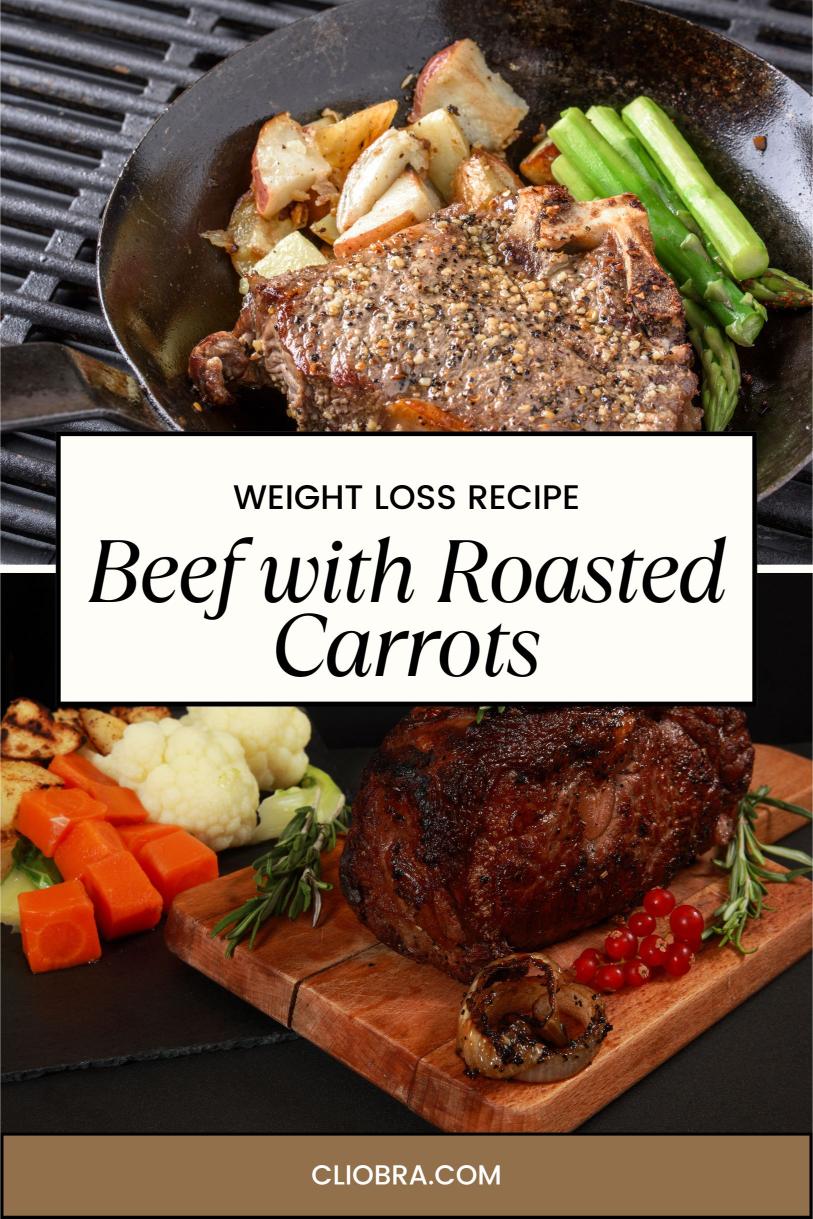 Pan-Seared Beef with Roasted Carrots and Fennel – A Protein Rich Weight Loss Recipe