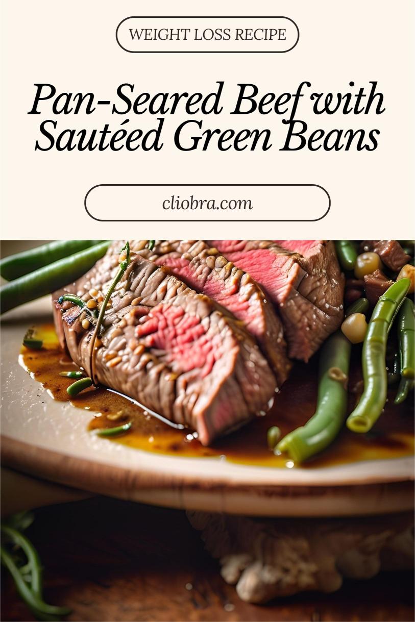 Pan-Seared Beef with Sautéed Green Beans and Almonds – A Protein Packed Weight Loss Recipe