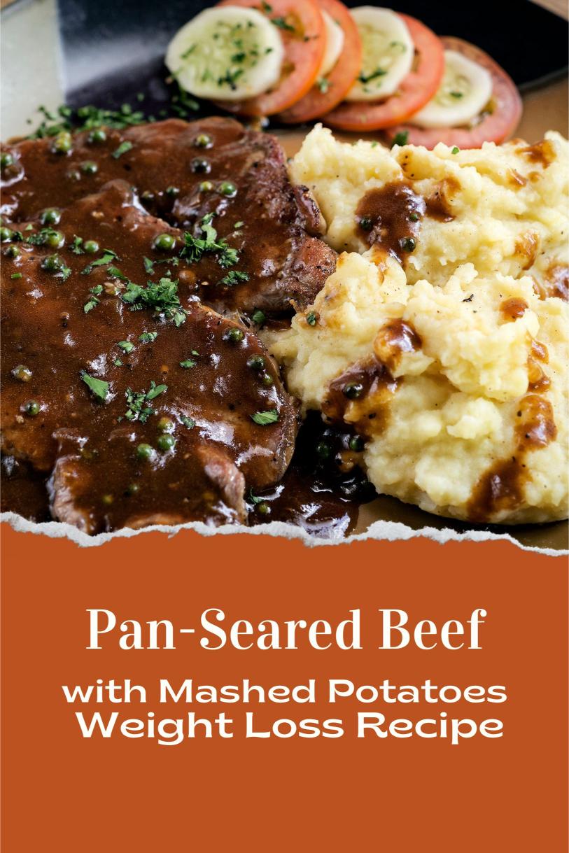 Pan-Seared Beef with Sautéed Swiss Chard and Garlic and Mashed Potatoes – A Weight Loss Recipe