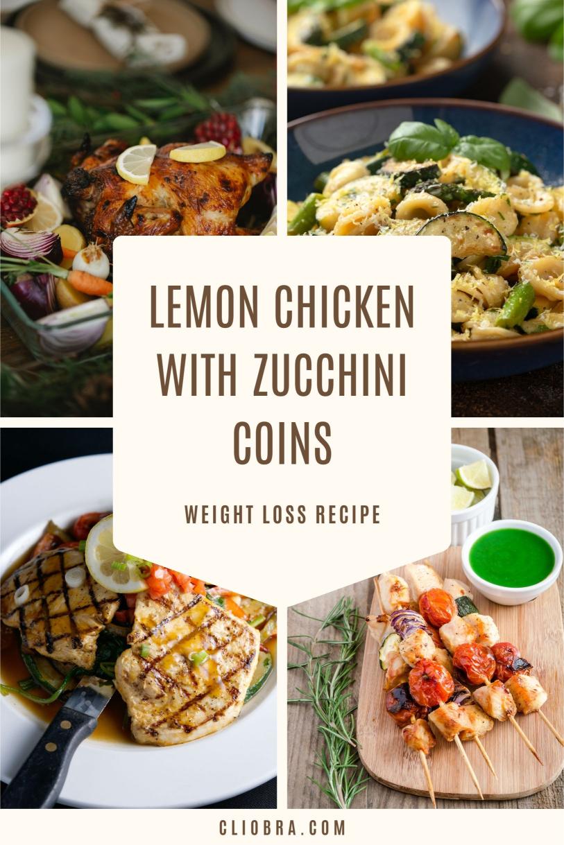 Rosemary Lemon Chicken with Zucchini Coins – A Roasted Delicious Weight Loss Recipe