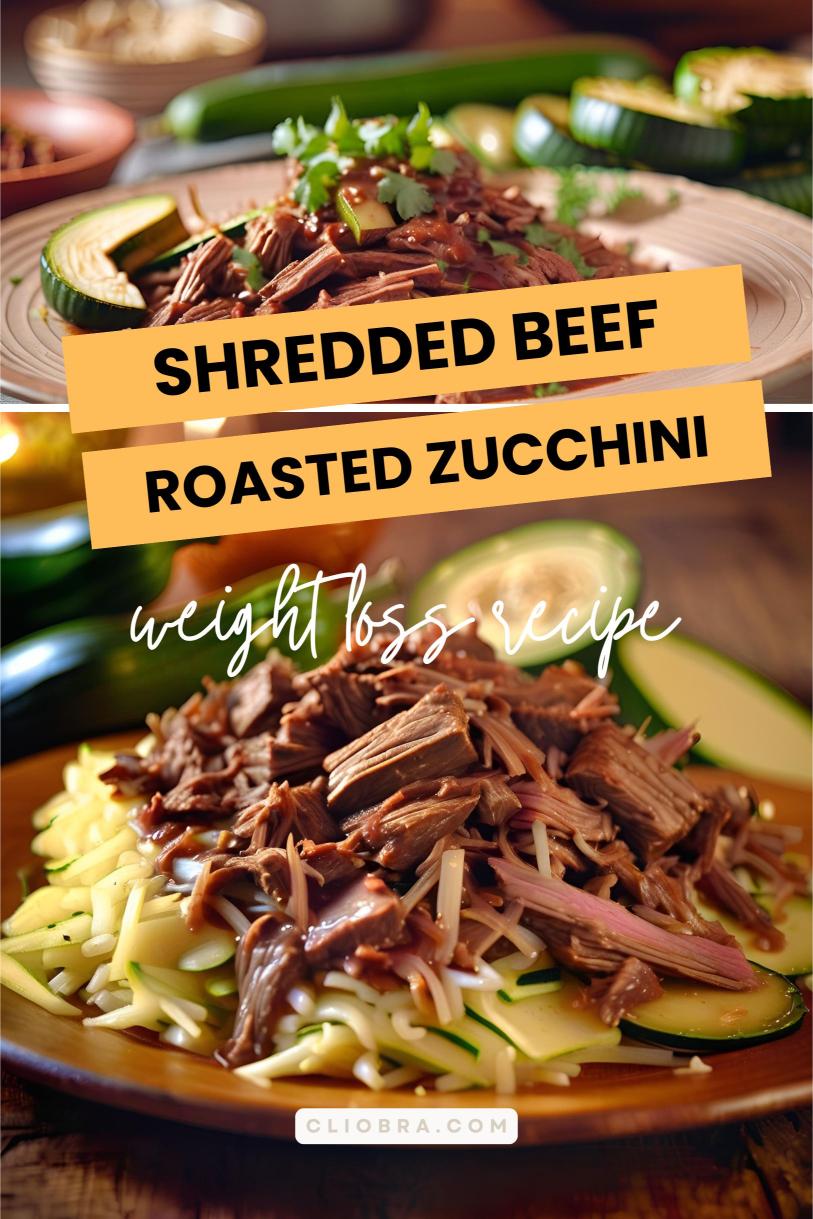 Shredded Beef in a Smoky Chipotle Sauce with Roasted Zucchini – A Low Carb Weight Loss Recipe