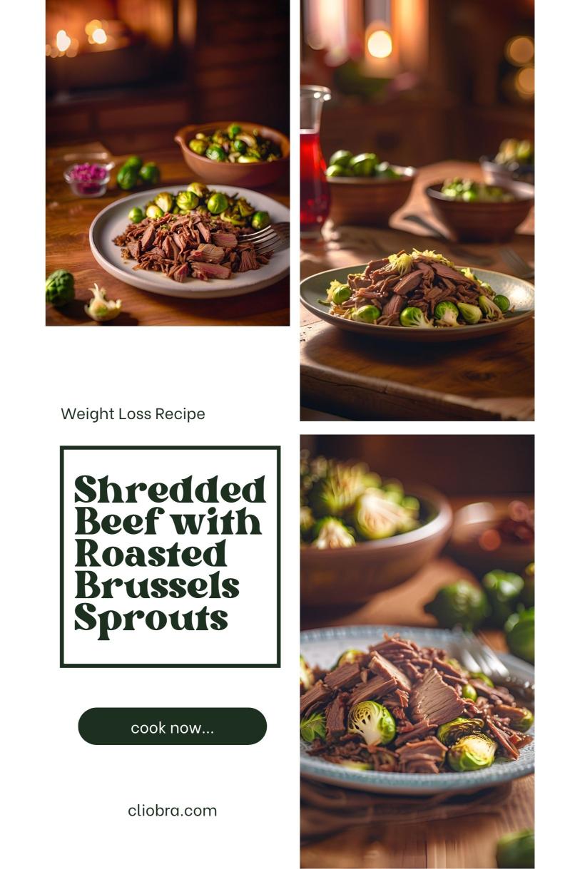 Shredded Beef with Roasted Brussels Sprouts and Balsamic Glaze – A Tasty Weight Loss Recipe