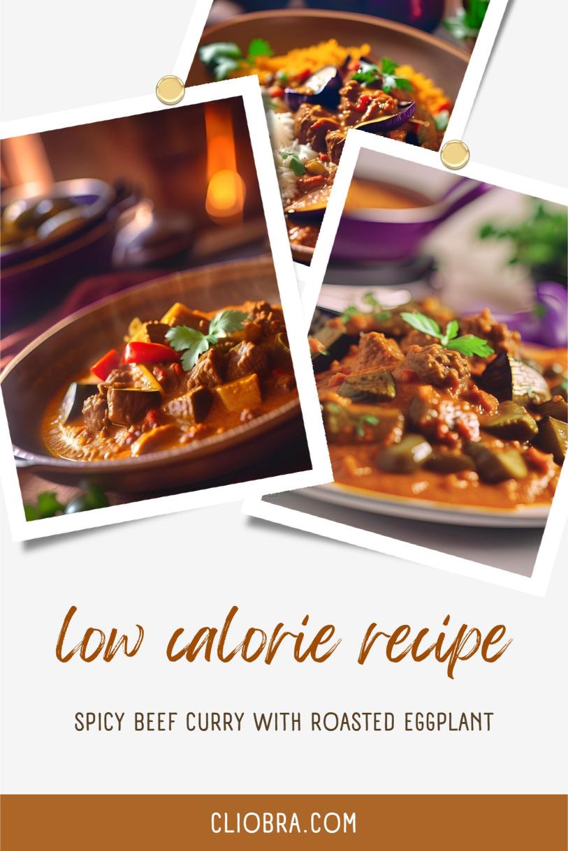 Spicy Beef Curry with Roasted Eggplant and Sweet Mango – A Flavorful Weight Loss Recipe