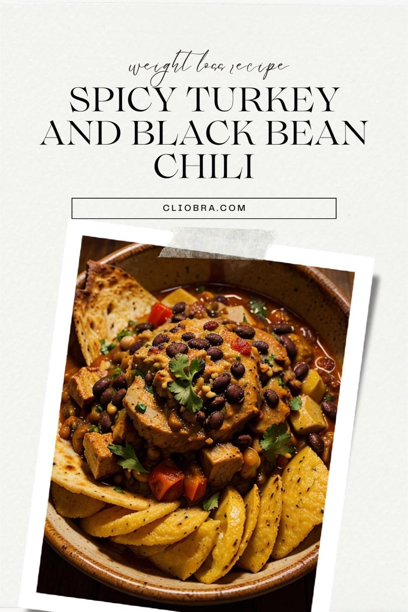 Spicy Turkey and Black Bean Chili with Diced Tomatoes – A Delicious Weight Loss Recipe