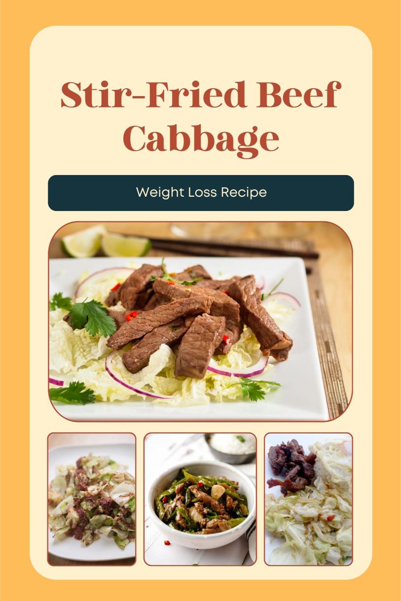 Stir-Fried Beef with Shredded Cabbage and Sesame Seeds – A Tasty Weight Loss Recipe