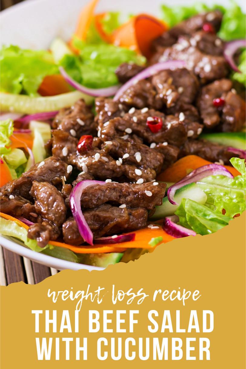 Thai Beef Salad with Cucumber, Mint, and a Lime-Chili Dressing – A Flavorful Weight Loss Recipe