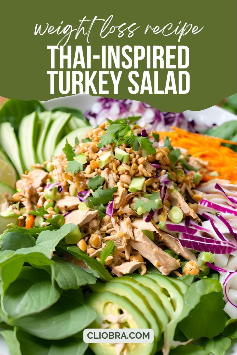 Thai-Inspired Turkey Salad with Fresh Mint and Lime Dressing – A Weight Loss Recipe