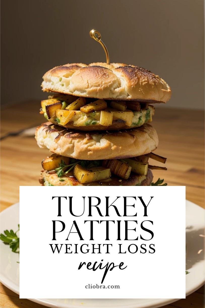 Turkey Patties with a Side of Roasted Parsnips and Thyme – A Tasty Weight Loss Recipe